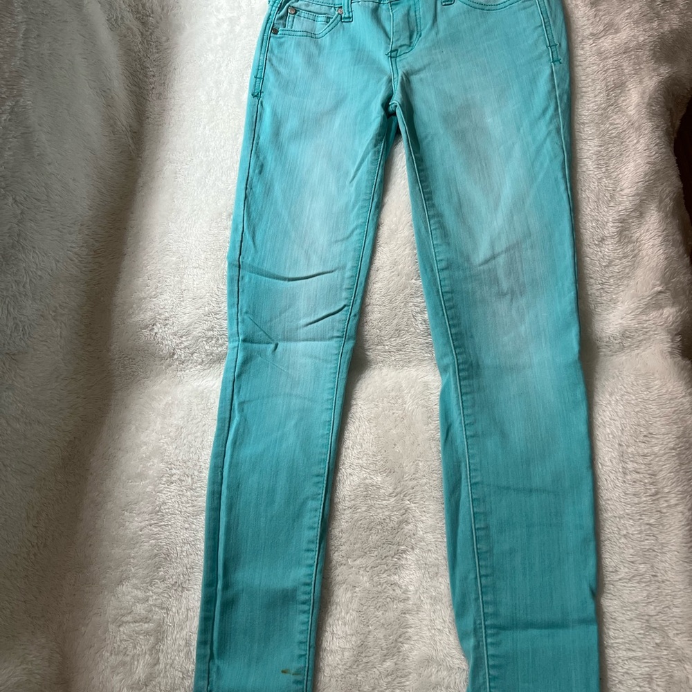 Celebrity Pink Aqua Denim Pants